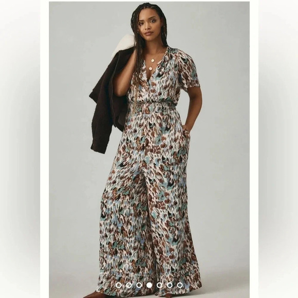 Anthropology The Somerset Jumpsuit size L NWT - Picture 4 of 8